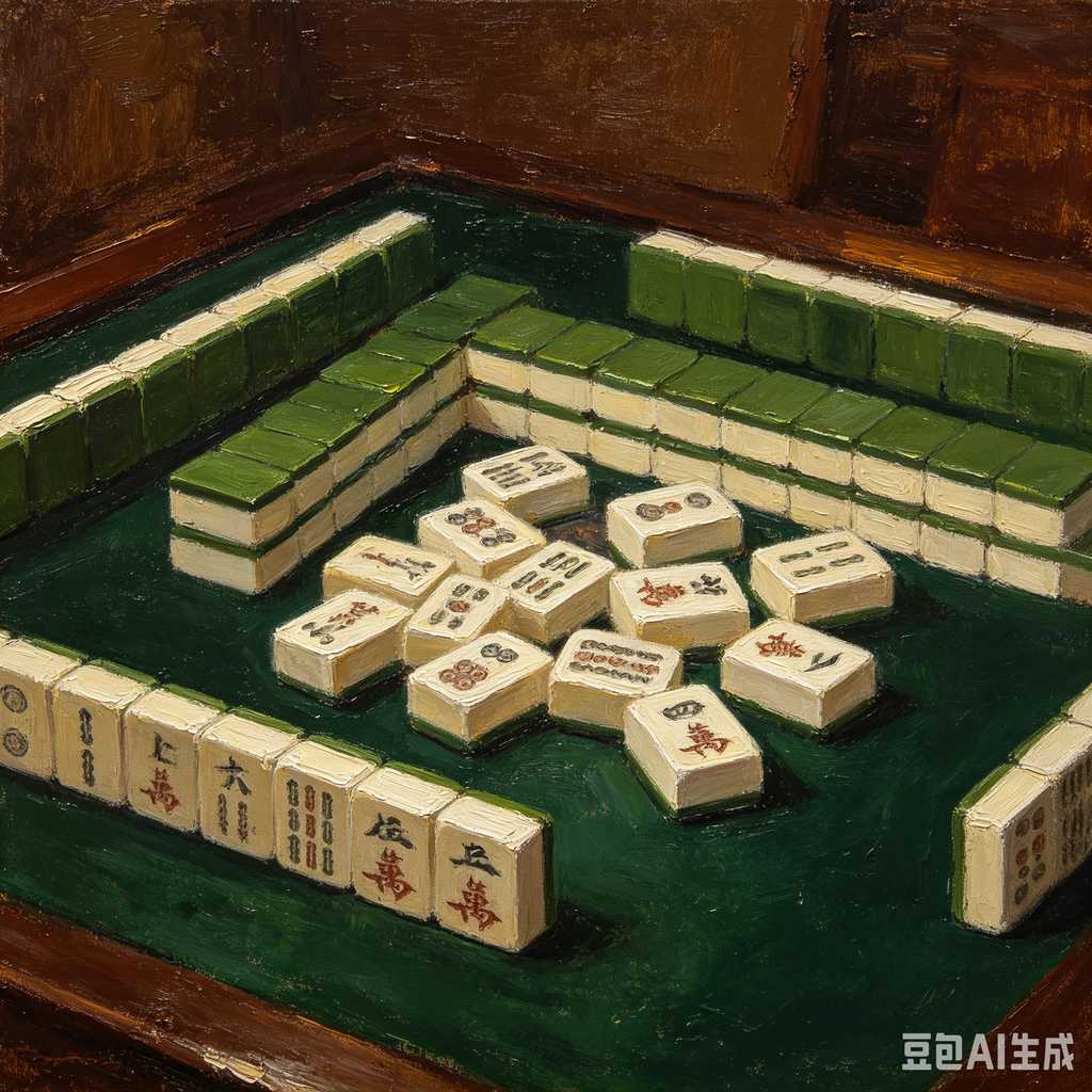 hd printed mahjong set