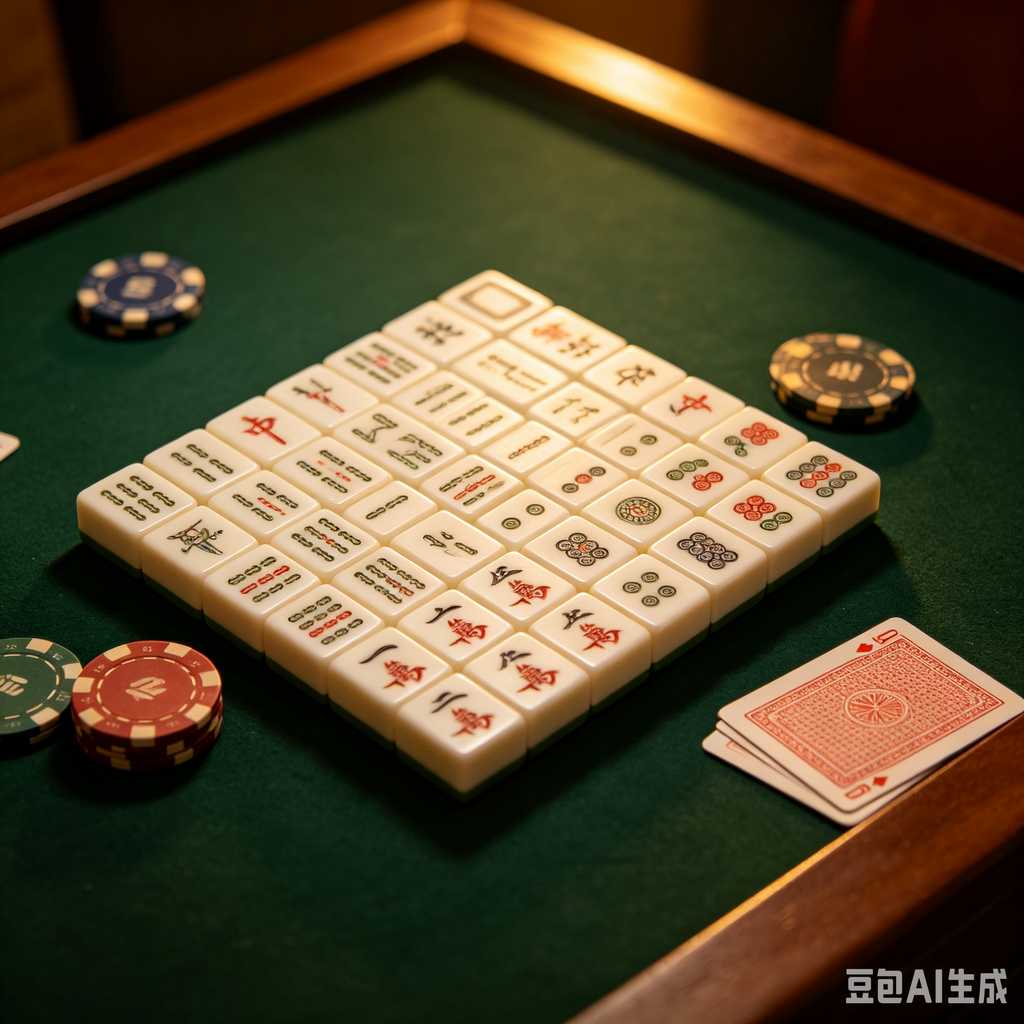 decorative mahjong tiles set