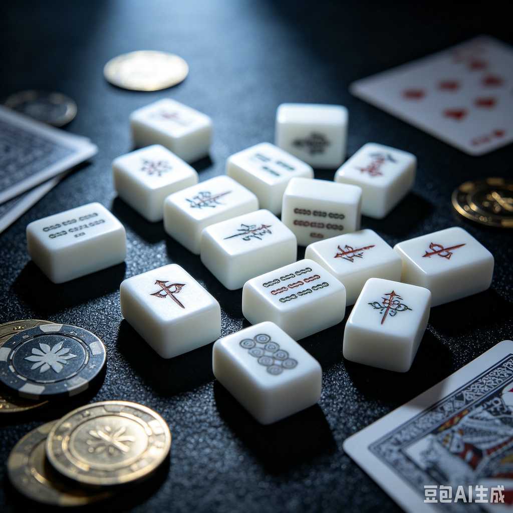 luxury carving mahjong tiles
