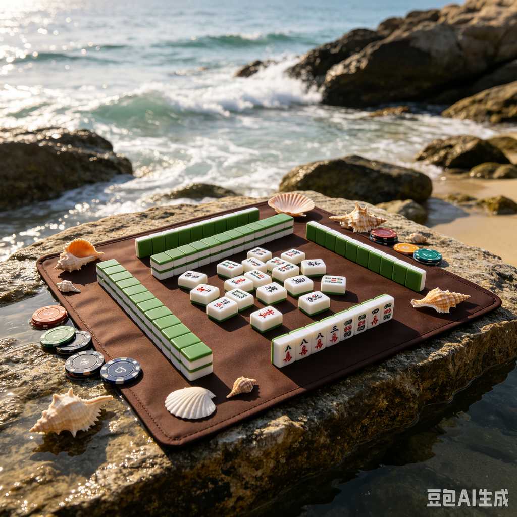transparent mini mahjong set